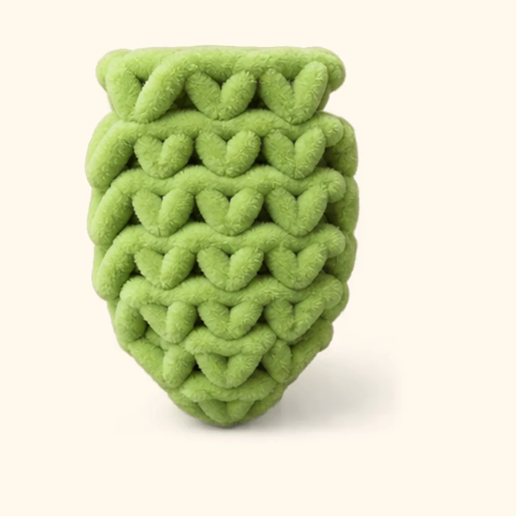 Blueberry turtle amigurumi: the finished leaf (upright)