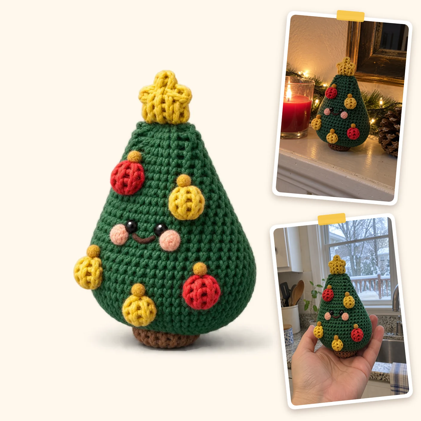 Crochet Christmas Tree Pattern: Free Amigurumi Christmas Tree