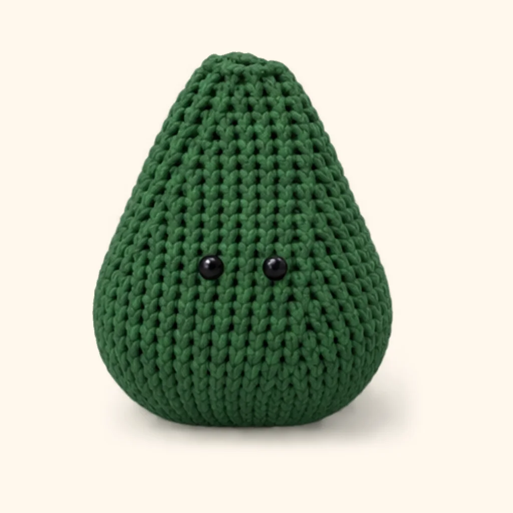 Christmas tree amigurumi: the finished tree