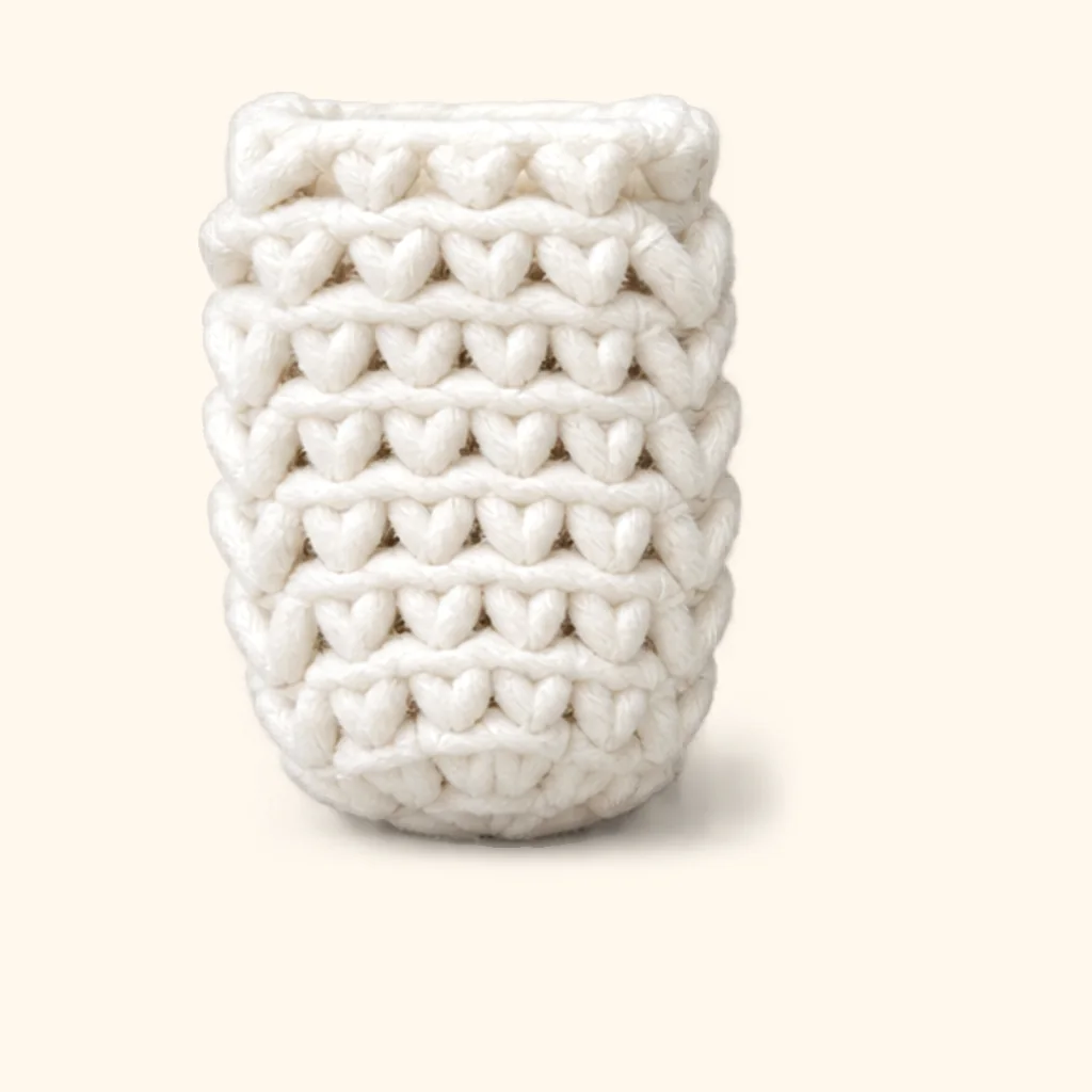 Cow amigurumi: the finished ear