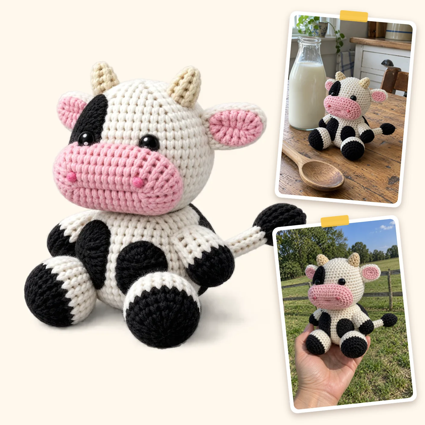 Crochet Cow Pattern: Free Amigurumi Cow
