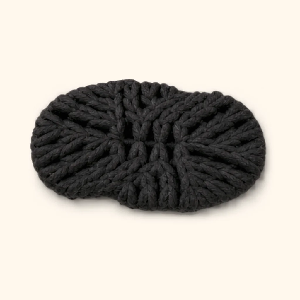 Cow amigurumi: the finished upper back spot