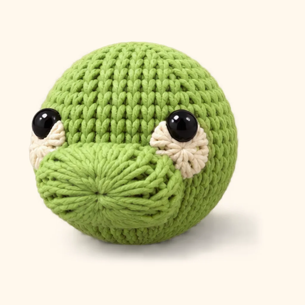 Dinosaur crochet assembly: attach the snout