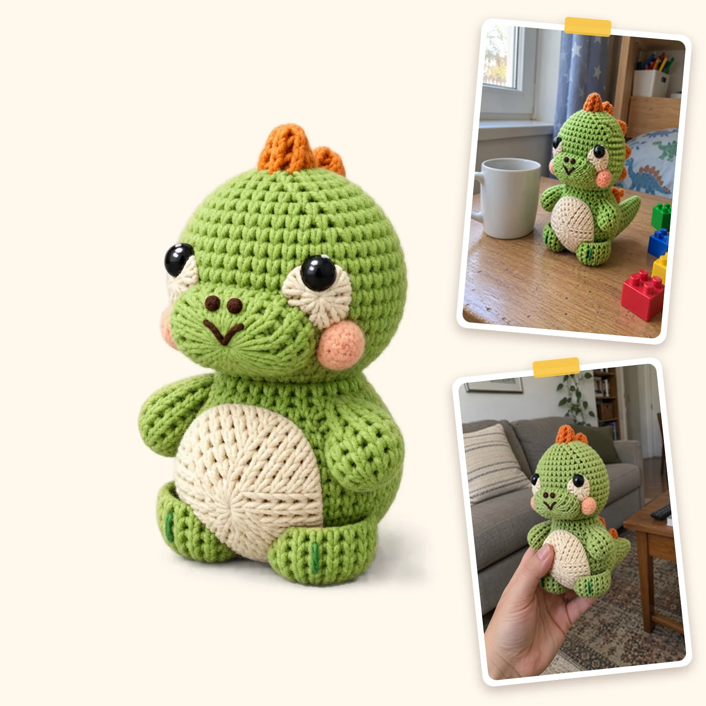 Crochet Dinosaur Pattern: Free Amigurumi Dinosaur