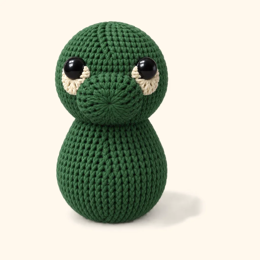 Dragon crochet assembly: attach the snout