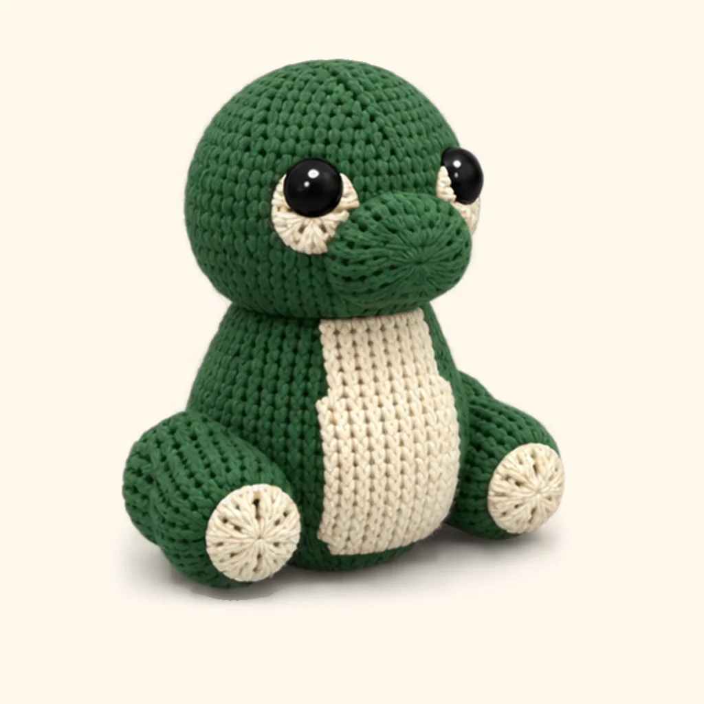 Dragon crochet assembly: attach the hind legs