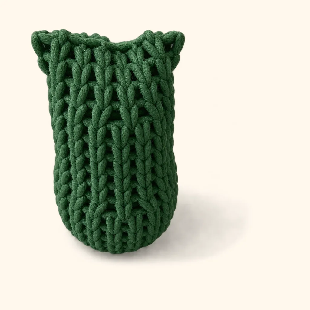 Dragon amigurumi: the finished front leg (arm)