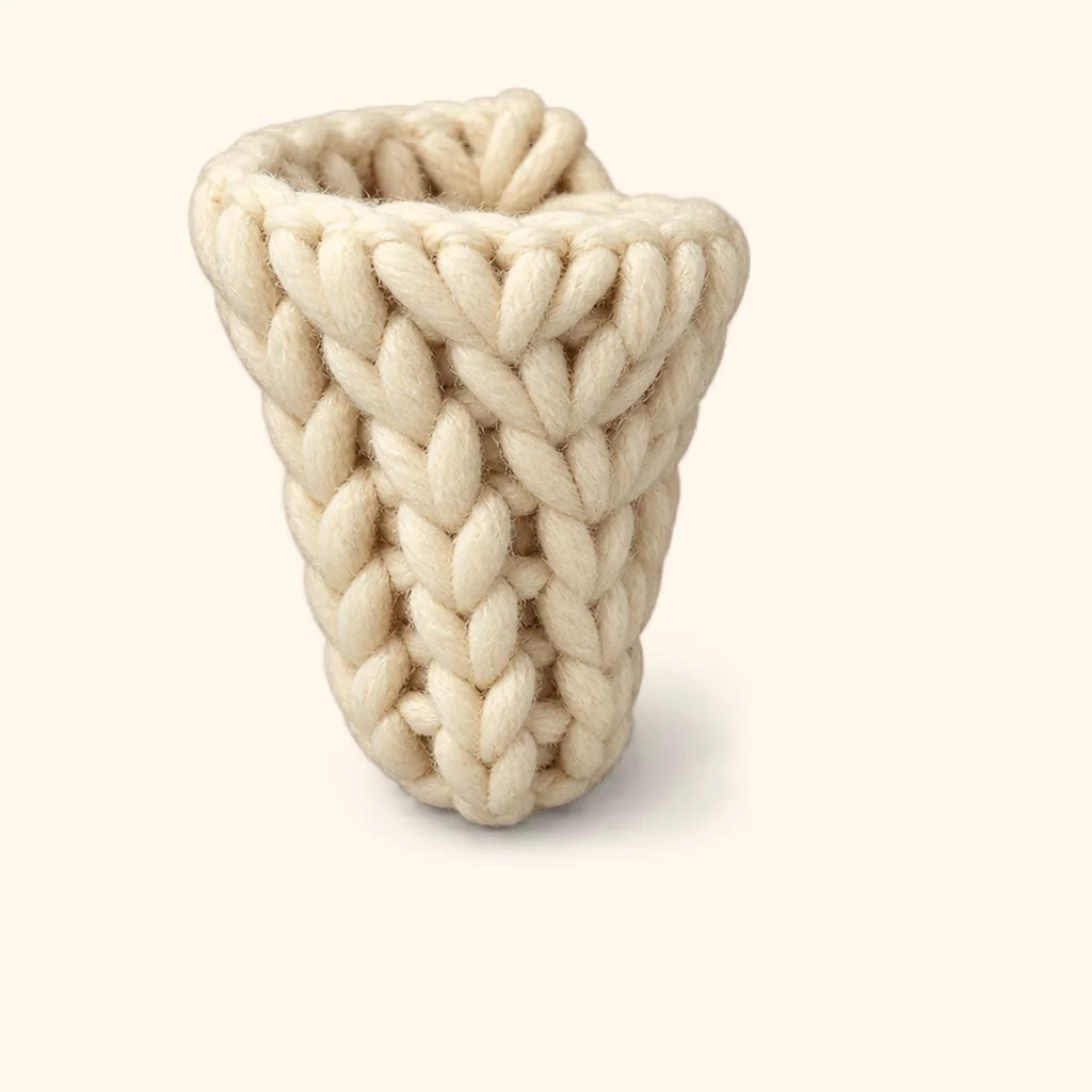 Dragon amigurumi: the finished horn
