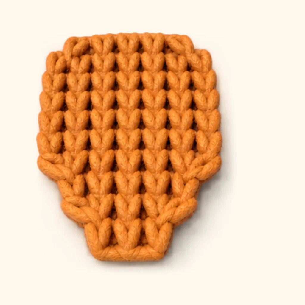 Dragon amigurumi: the finished wing membrane