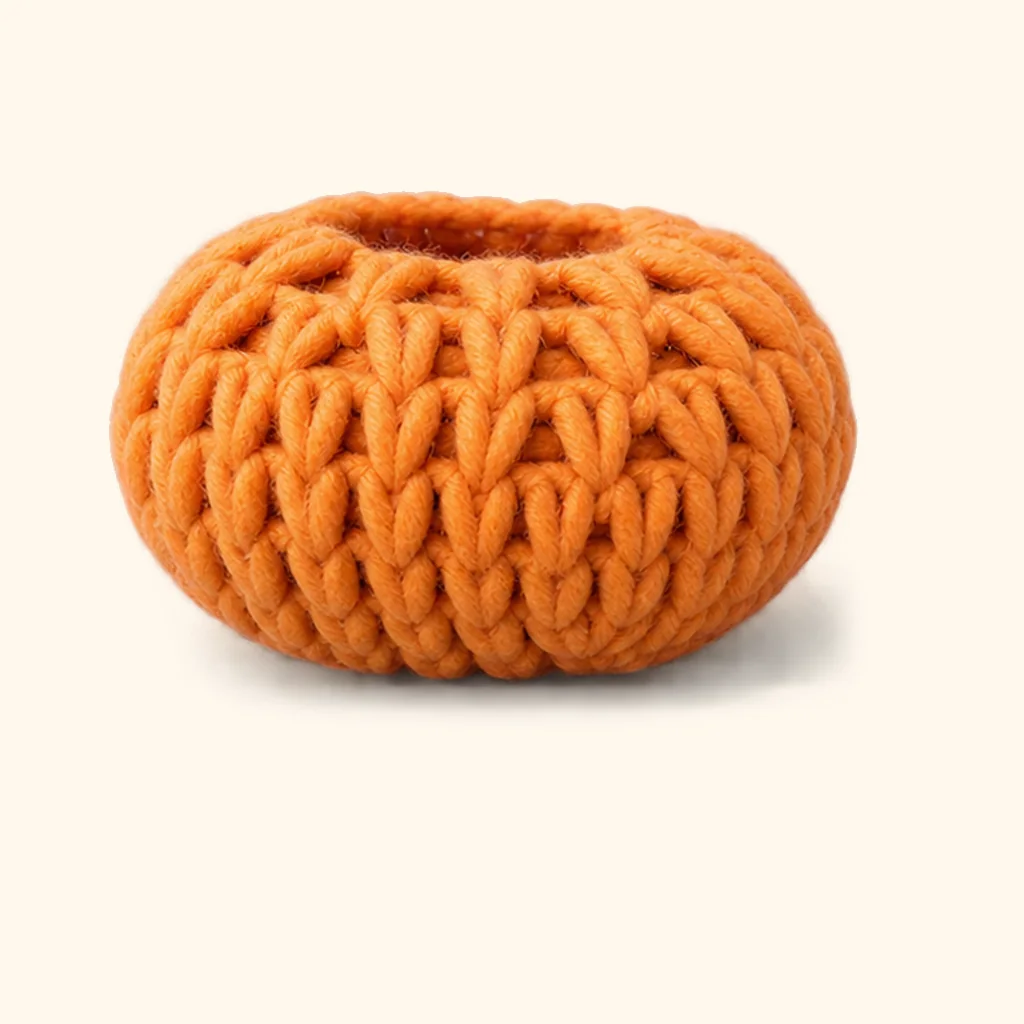 Duck amigurumi: the finished foot