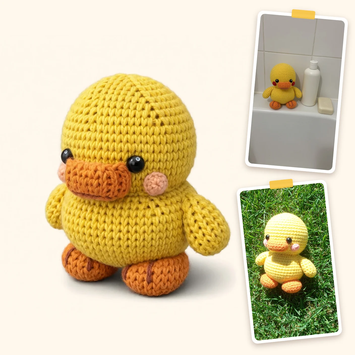 Crochet Duck Pattern: Free Amigurumi Duck