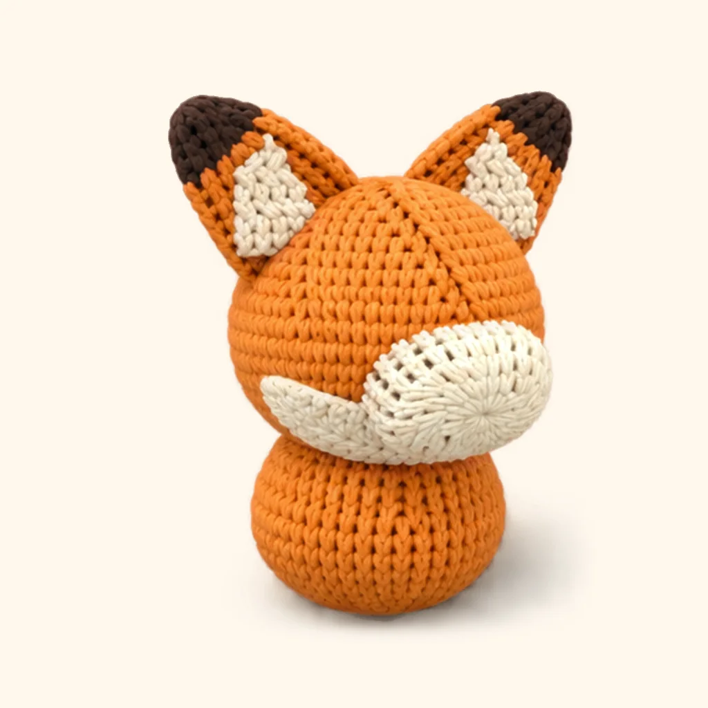 Fox crochet assembly: attach the head