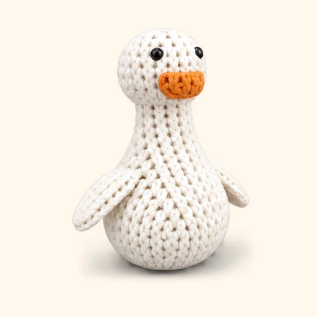 Goose crochet assembly: attach the wings