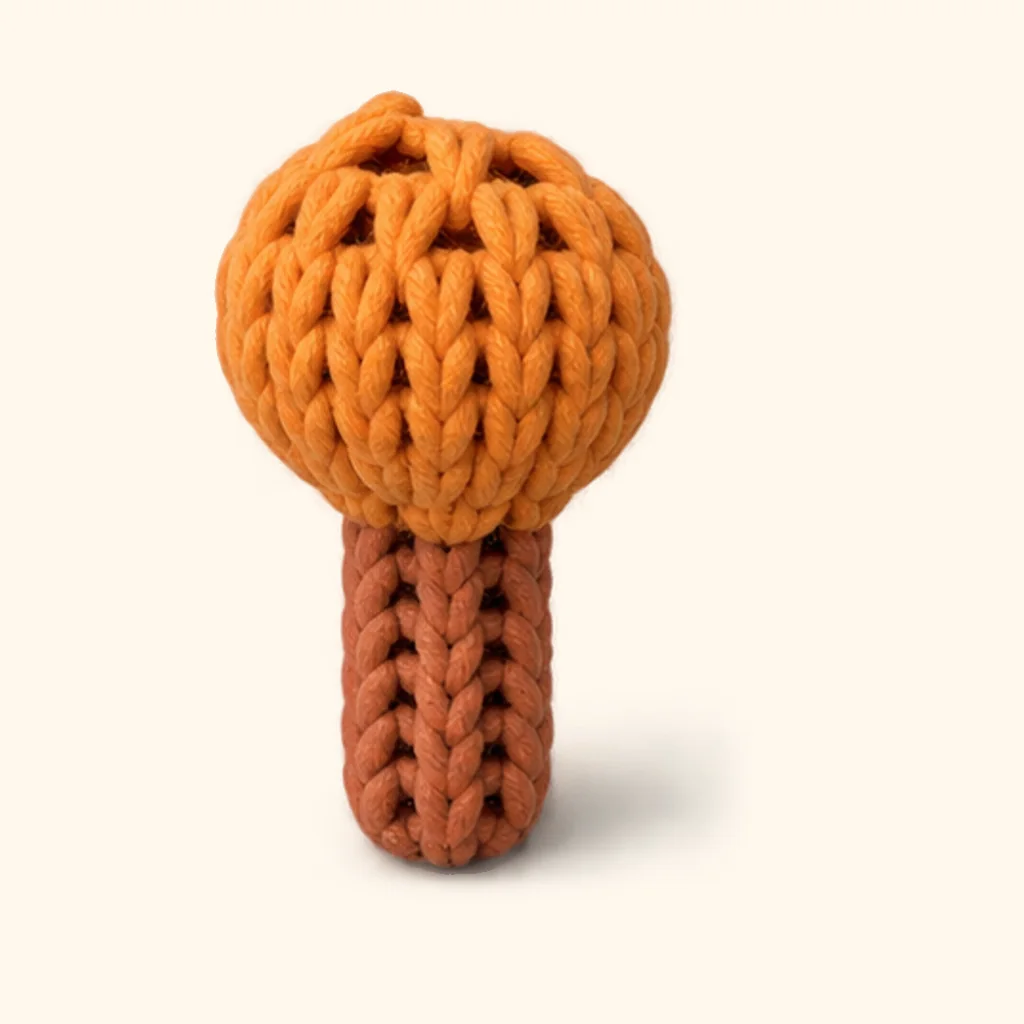 Highland cow amigurumi: the finished tail