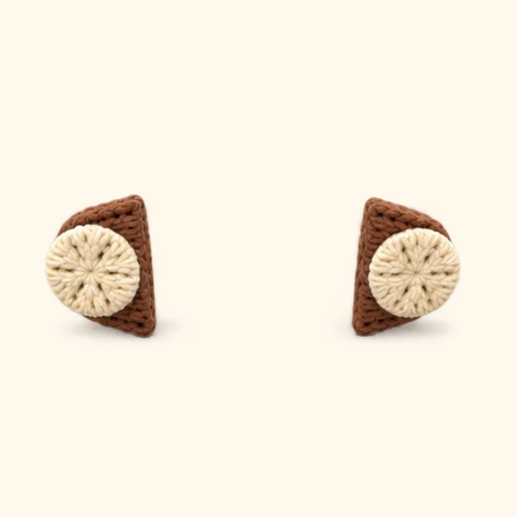 Monkey crochet assembly: attach the inner ears