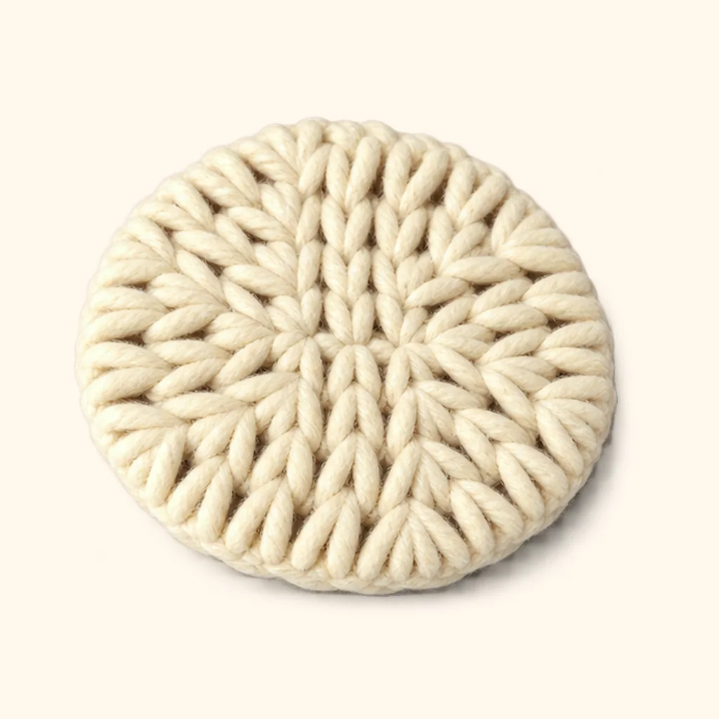 Monkey amigurumi: the finished belly patch