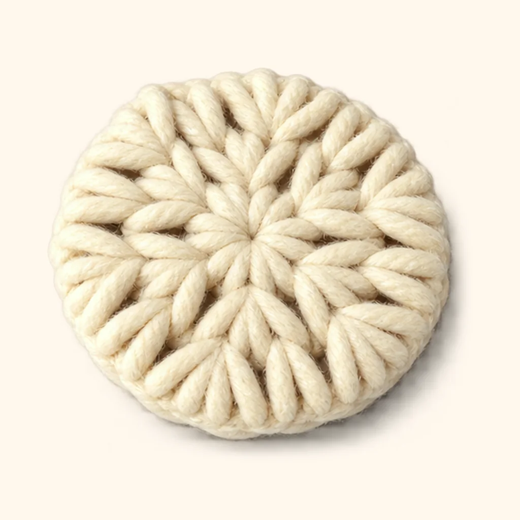 Monkey amigurumi: the finished inner ear