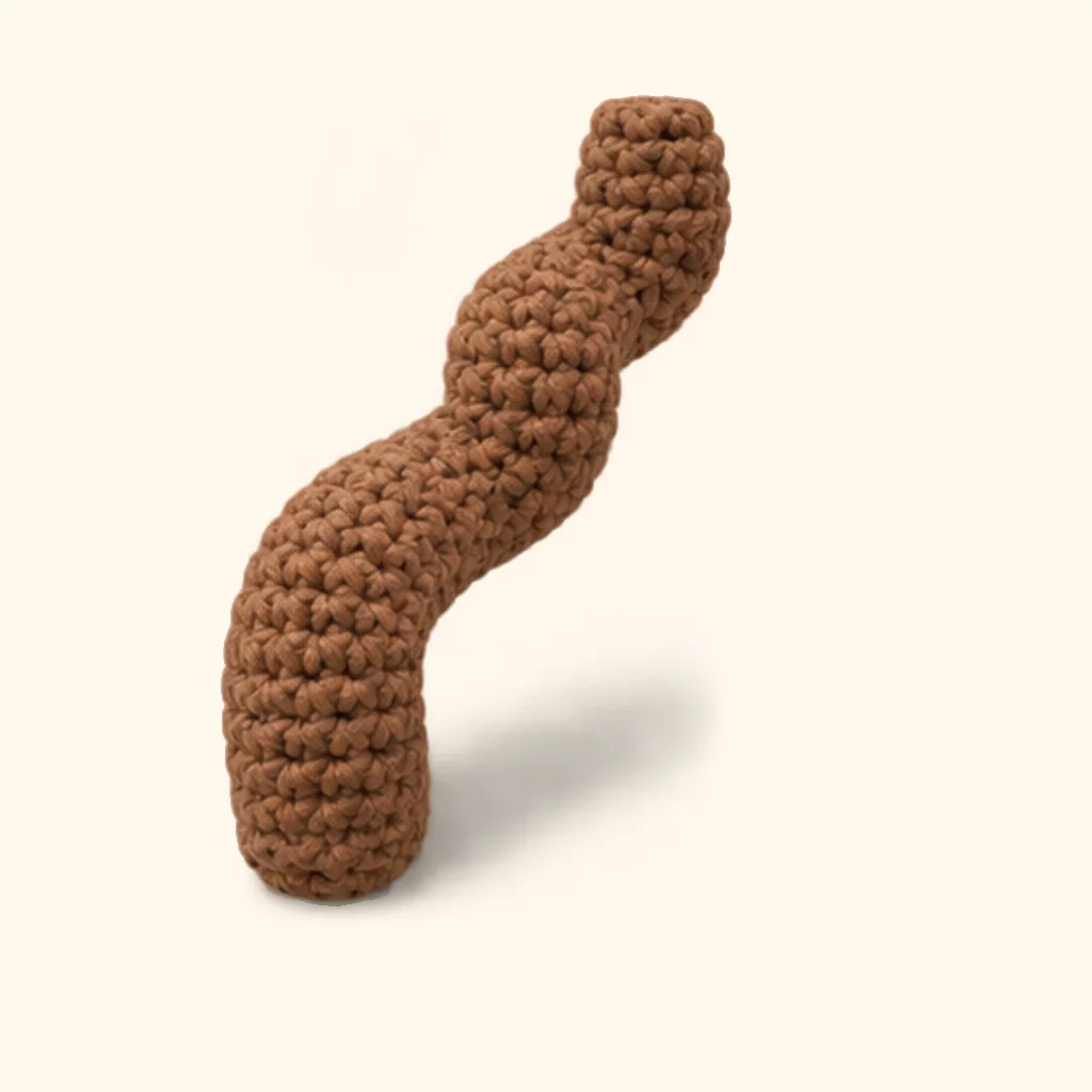 Monkey amigurumi: the finished tail