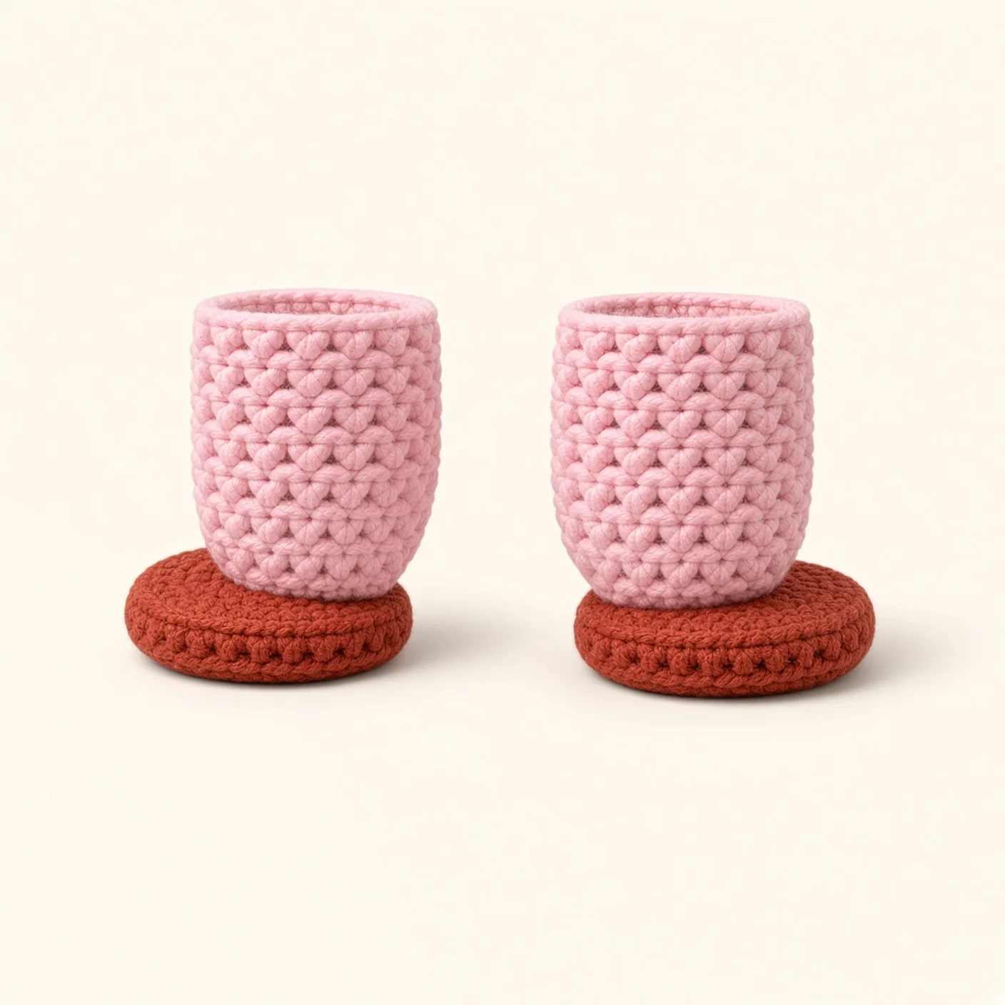 Pig crochet assembly: attach the back hoofs