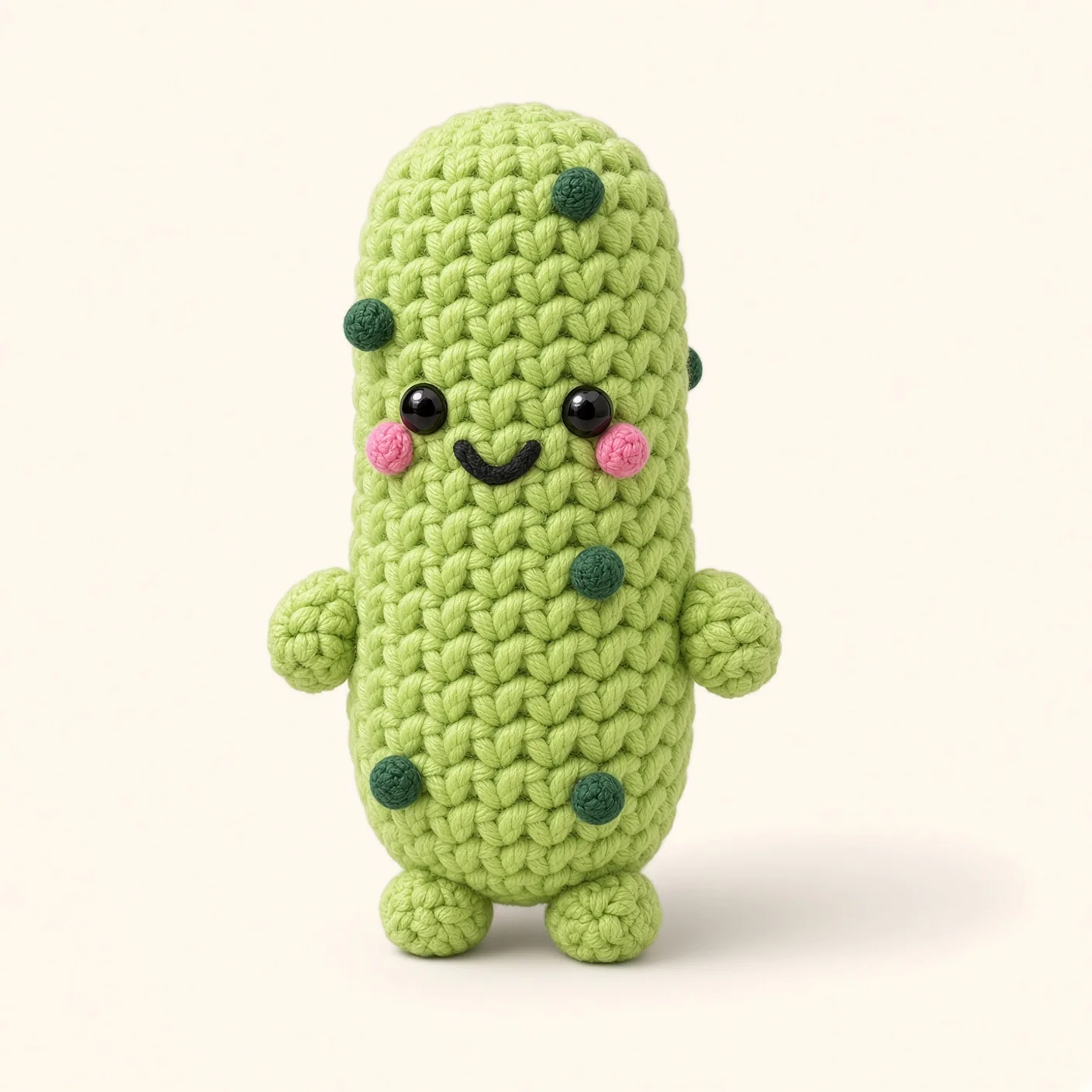 Positive pickle crochet assembly: hide the tails
