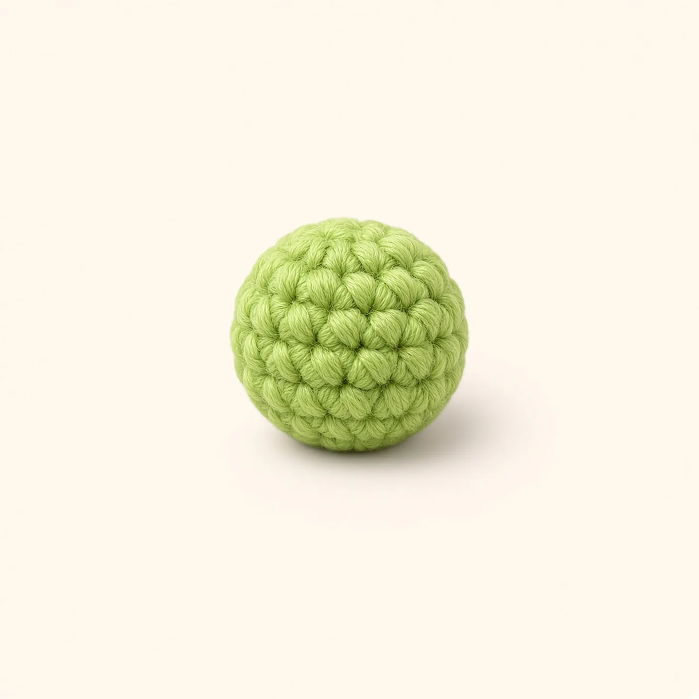 Positive pickle amigurumi: the finished arm