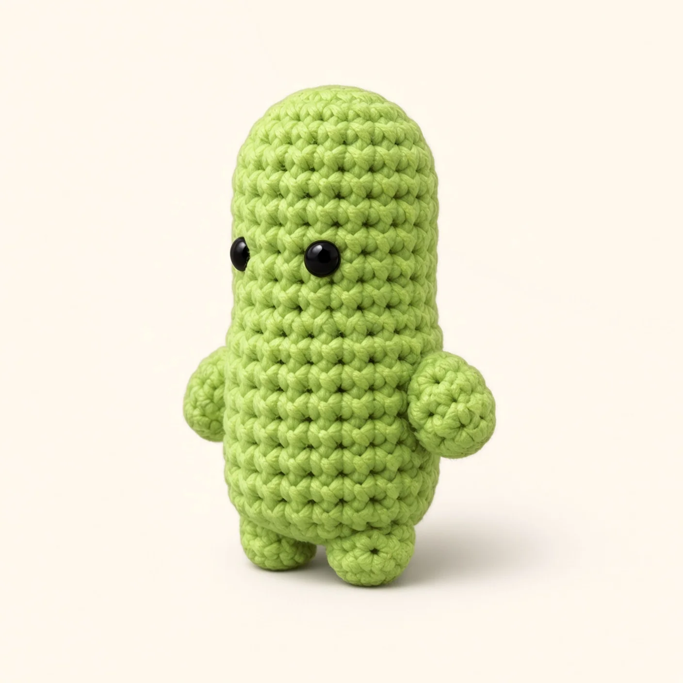 Positive pickle crochet assembly: attach the feet