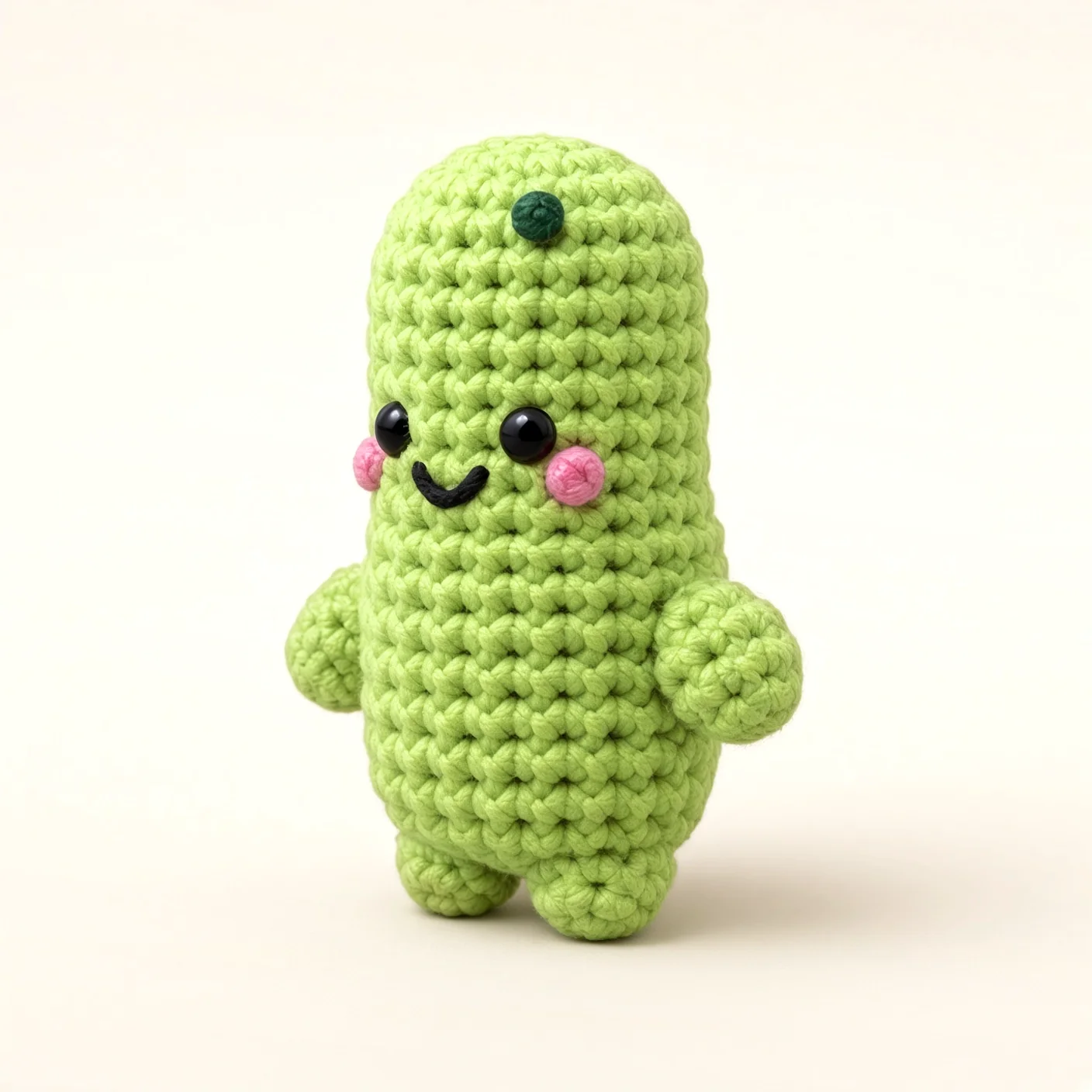 Positive pickle crochet assembly: sew the spot top front