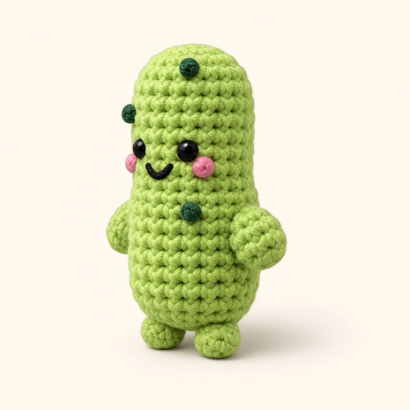 Positive pickle crochet assembly: sew the spot middle front