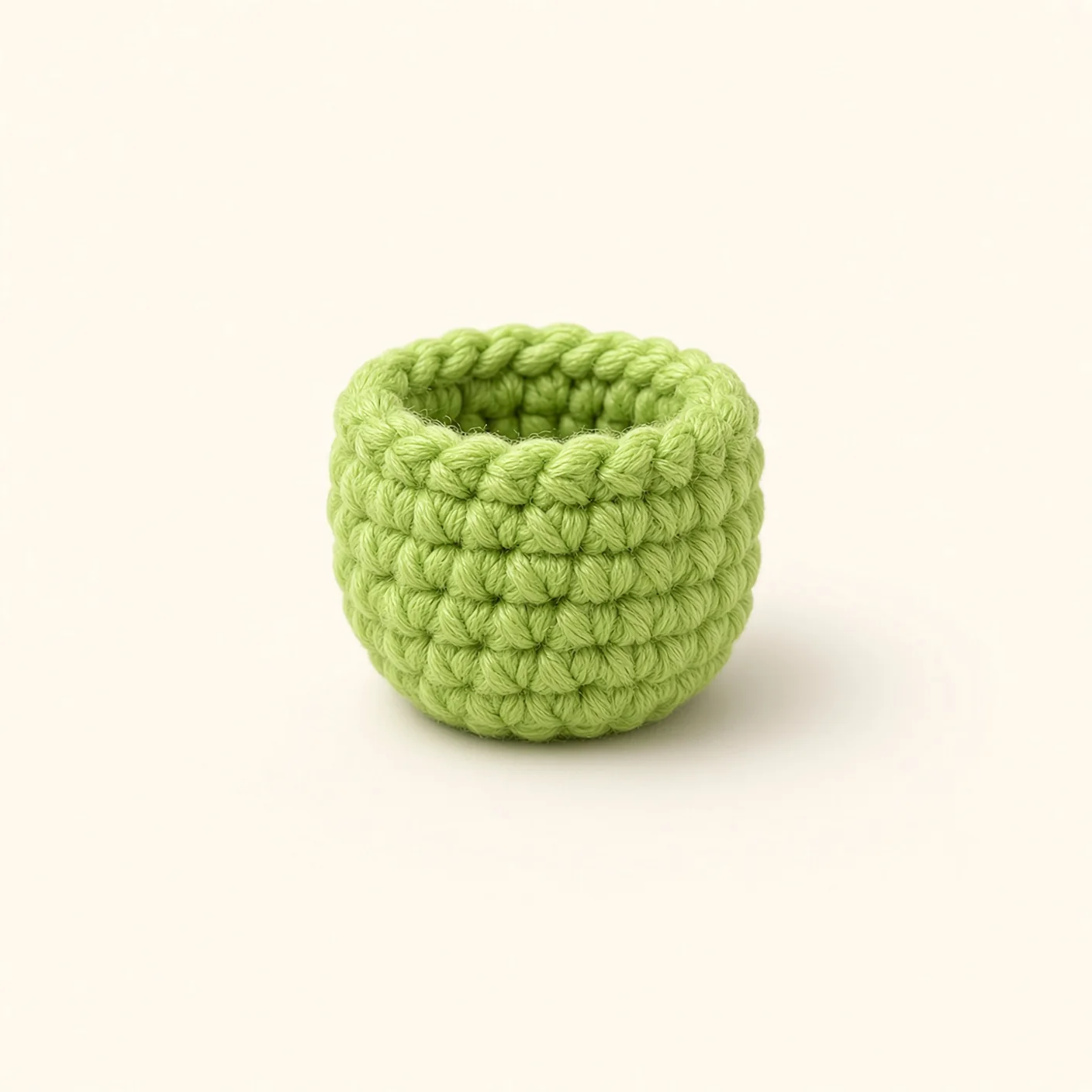 Positive pickle amigurumi: the finished foot