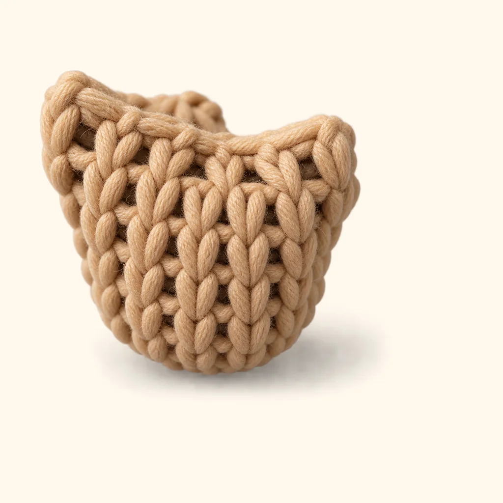 Puppy dog amigurumi: the finished arm