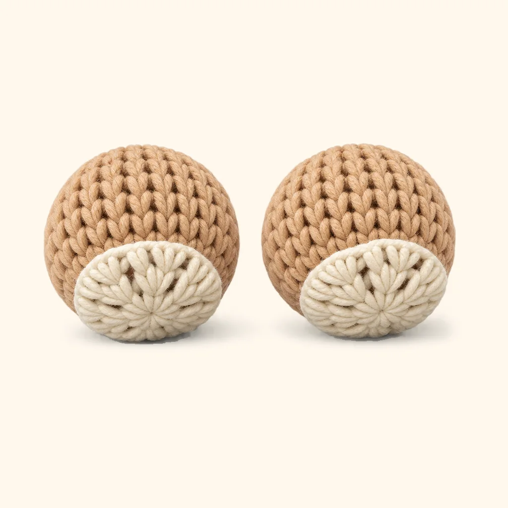 Puppy dog crochet assembly: attach the soles