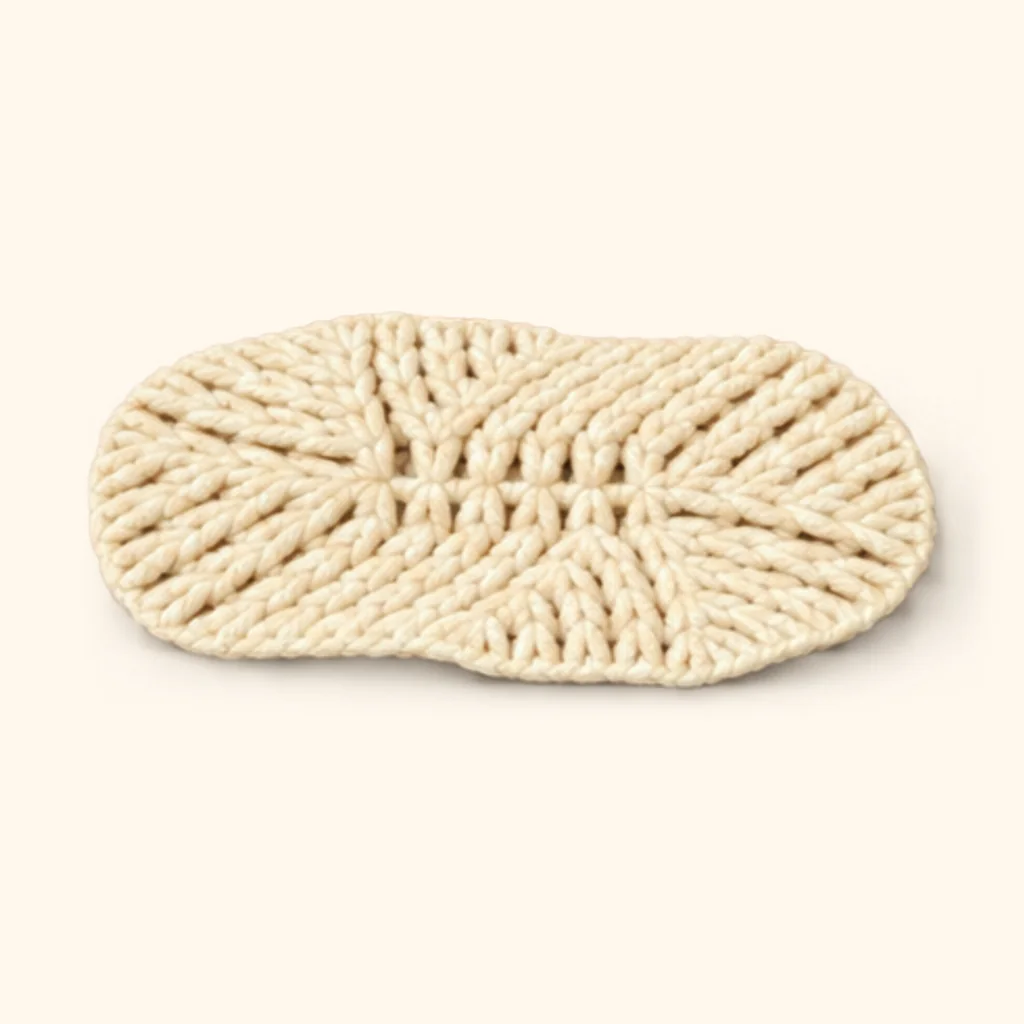 Puppy dog amigurumi: the finished belly patch
