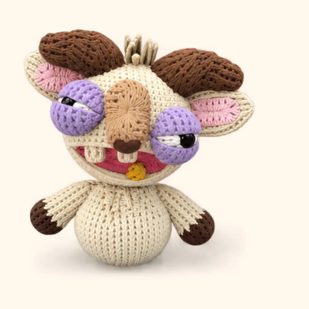 Rogue goat crochet assembly: attach the arms