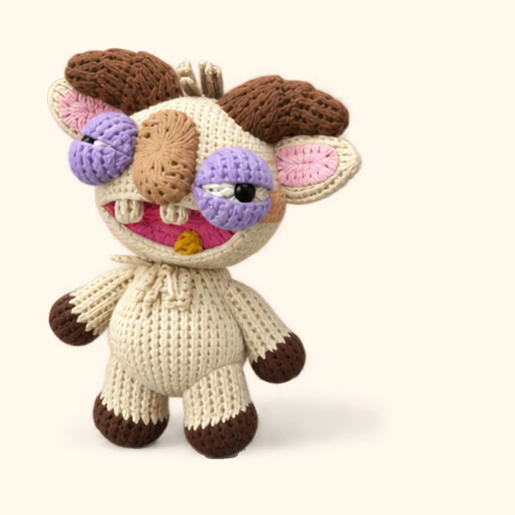 Rogue goat crochet assembly: attach the legs