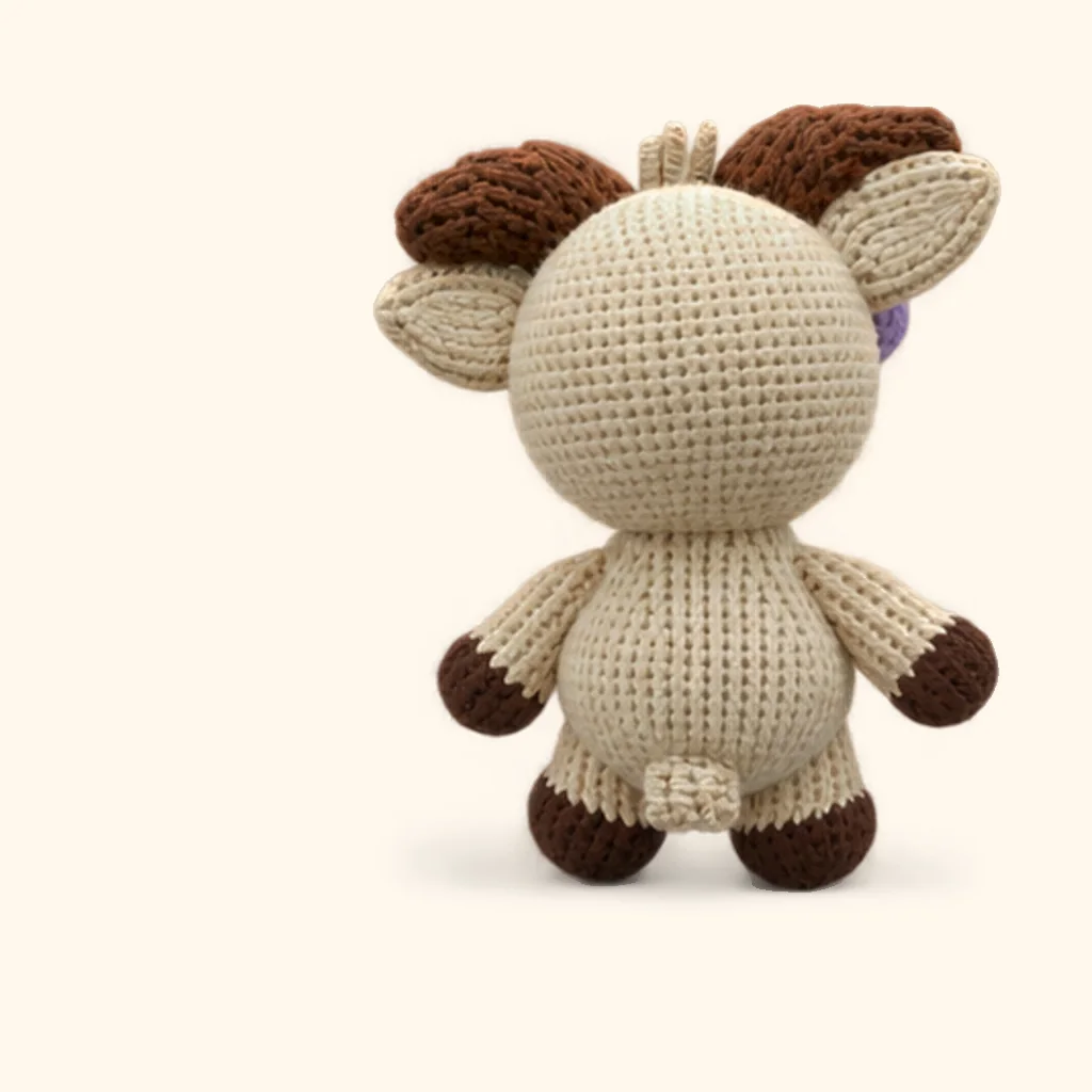Rogue goat crochet assembly: attach the tails