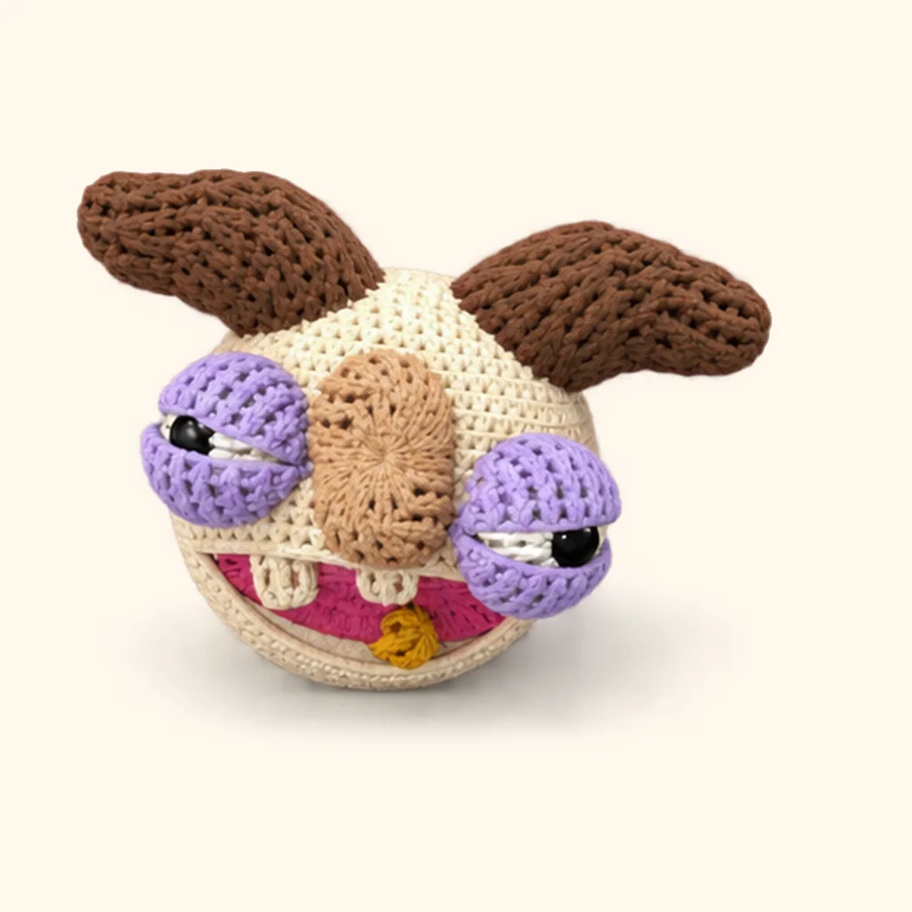 Rogue goat crochet assembly: attach the horns