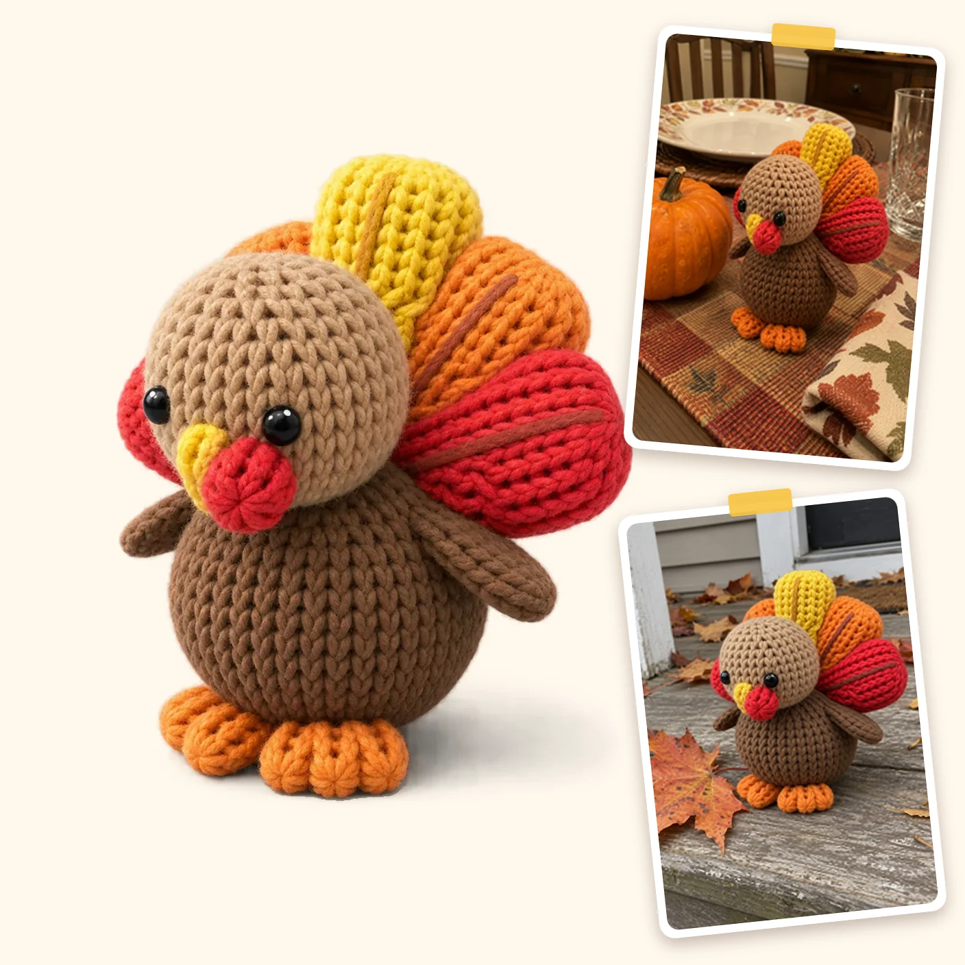 Crochet Turkey Pattern: Free Amigurumi Turkey
